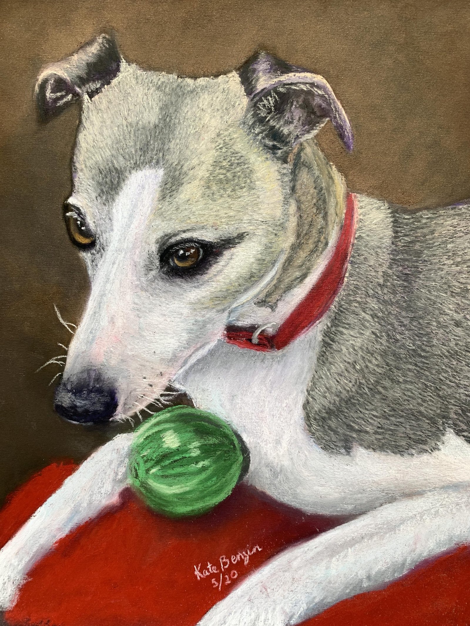 Indy with Green Ball